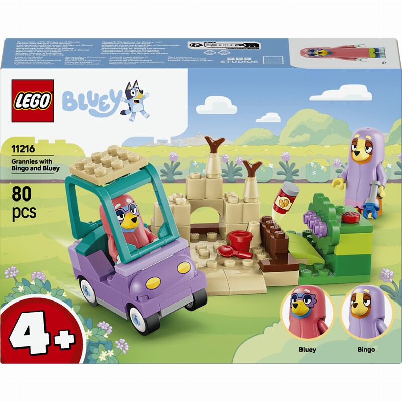 Конструктор LEGO Bluey «Бабушки» с Бинго и Блуи (11216)