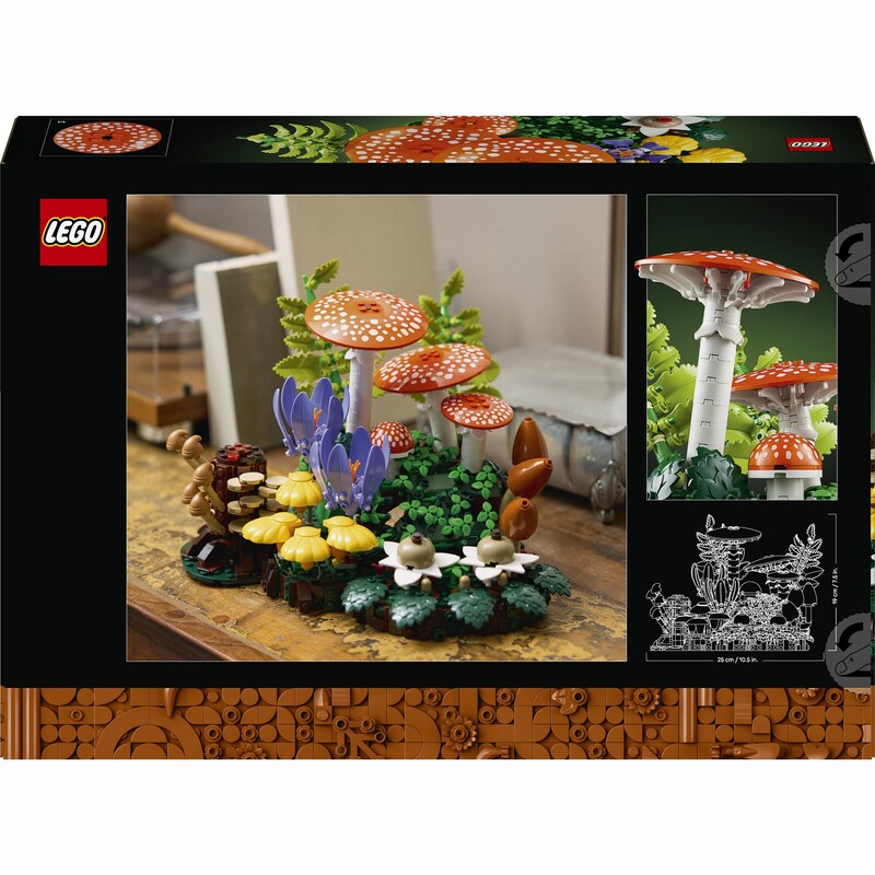 Конструктор LEGO Botanicals Лесные грибы (11505)