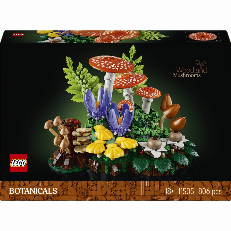Конструктор LEGO Botanicals Лесные грибы (11505)