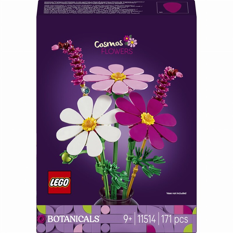 Конструктор LEGO Botanicals Цветы космеи (11514)