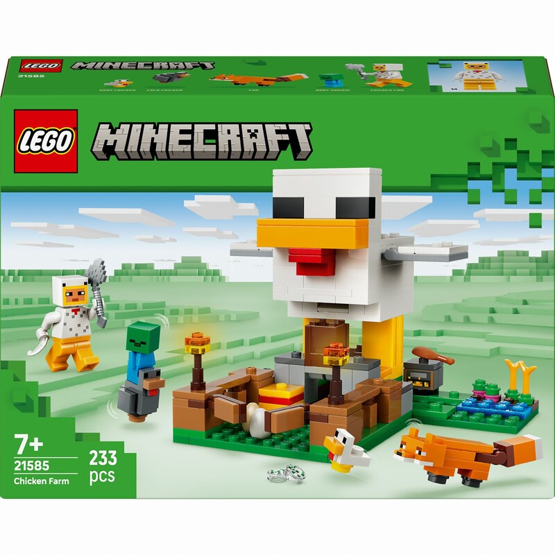 Конструктор LEGO Minecraft Куриная ферма (21585)