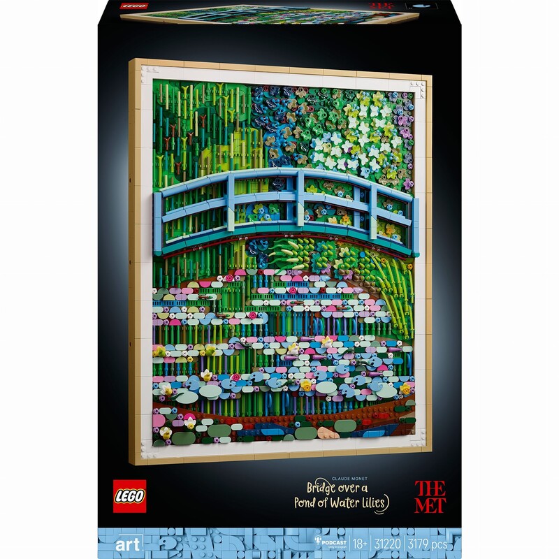 Конструктор LEGO Art «Мост над прудом с кувшинками» Клода Моне (31220)