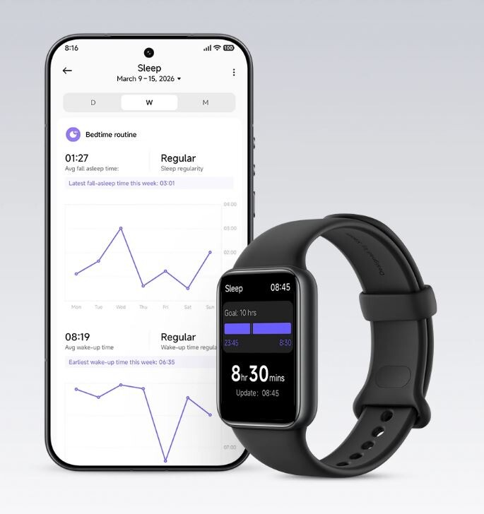 Фитнес-браслет Xiaomi Smart Band 10 Pro Midnight Black (BHR08W9GL)