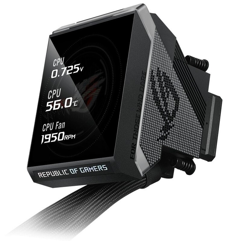 Система водяного охолодження Asus ROG Strix LC IV 360 ARGB LCD Black (90RC01M1-B0EAY0)