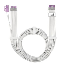 Кабель для відеокарти Asus ROG Equalizer 12V-2x6 ATX 3.1 & PCIe 5.1 White (90YE00BP-B0QA00)