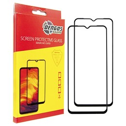 Защитное стекло Dengos для Xiaomi Redmi A7 Pro Black Full Glue (DG-TG2P-102) 2 шт.