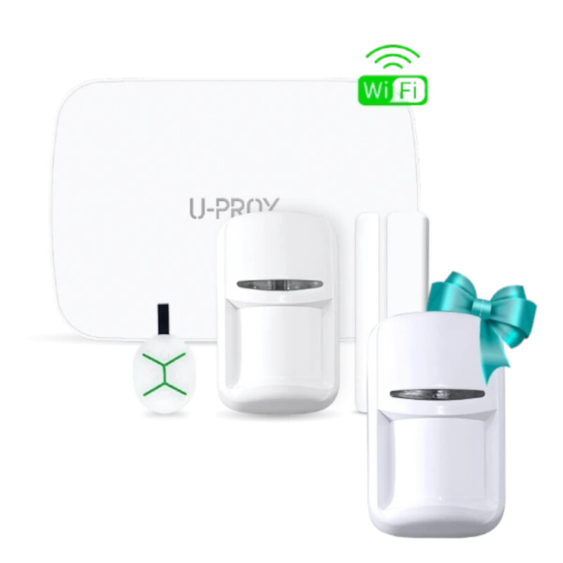 Комплект охранной сигнализации U-Prox MPX LE KF kit White + U-Prox PIR White в подарок