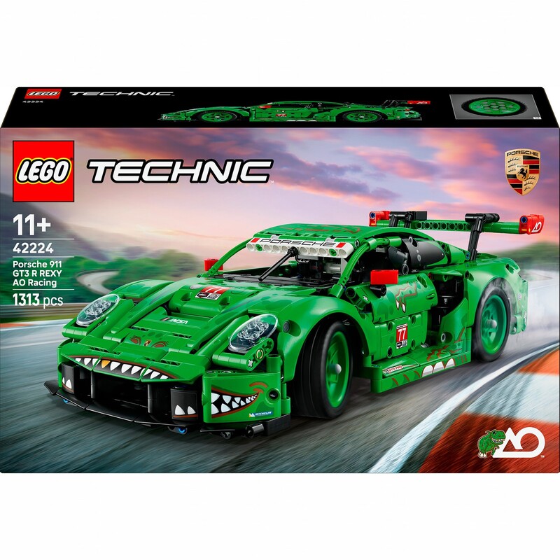 Конструктор LEGO Technic Автомобиль Porsche 911 GT3 R REXY AO Racing (42224)