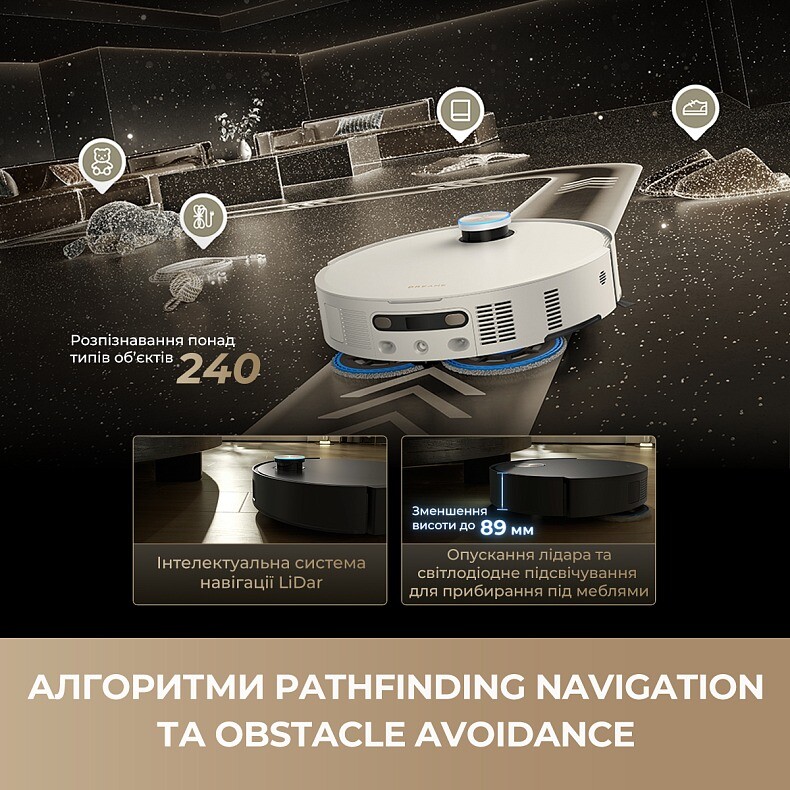 Робот-пилосос Dreame Bot MatriX 10 Ultra White (RLX95CE-wh)