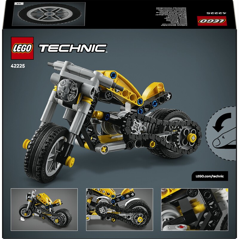 Конструктор LEGO Technic Желтый мотоцикл (42225)