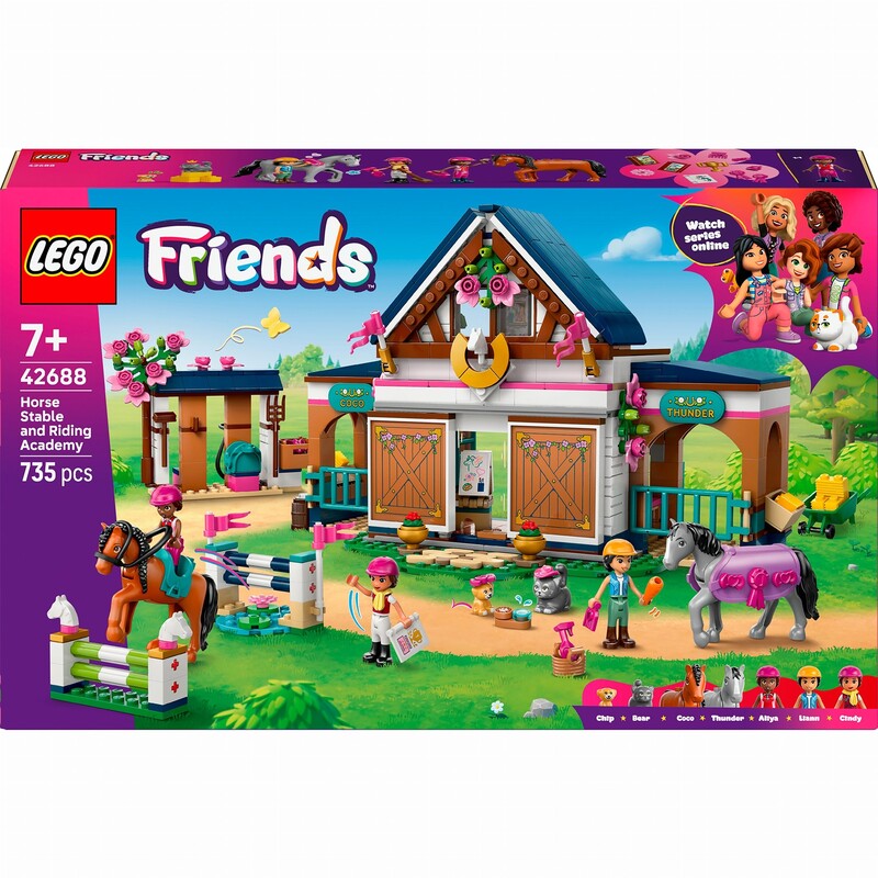 Конструктор LEGO Friends Конная конюшня и академия верховой езды (42688)