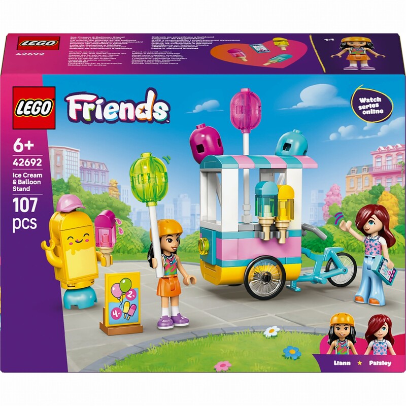 Конструктор LEGO Friends Ятка с мороженым и воздушными шариками (42692)