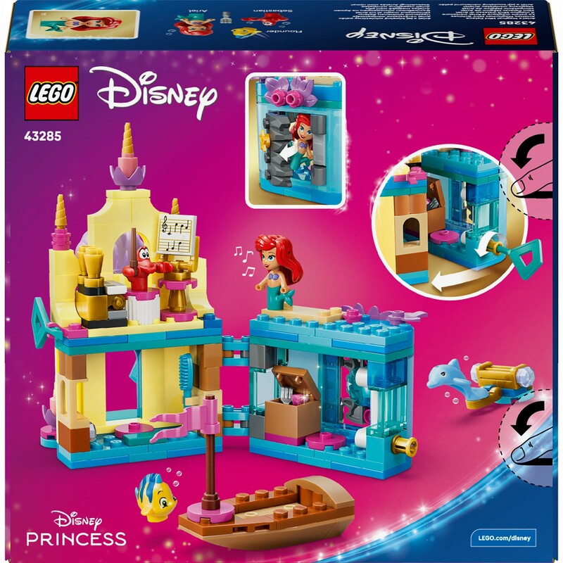 Конструктор LEGO Disney Princess Очаровательный минидворец Ариэль (43285)