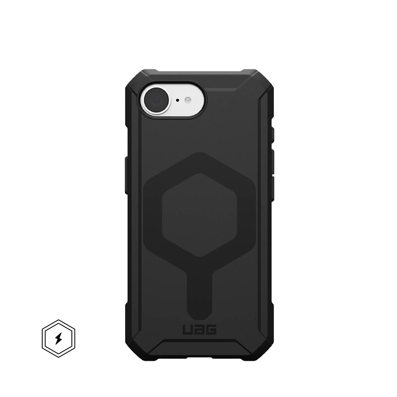 Чохол-накладка Urban Armor Gear Essential Armor MagSafe для Apple iPhone 16E (4th Gen, 2025) Black (114496114040)