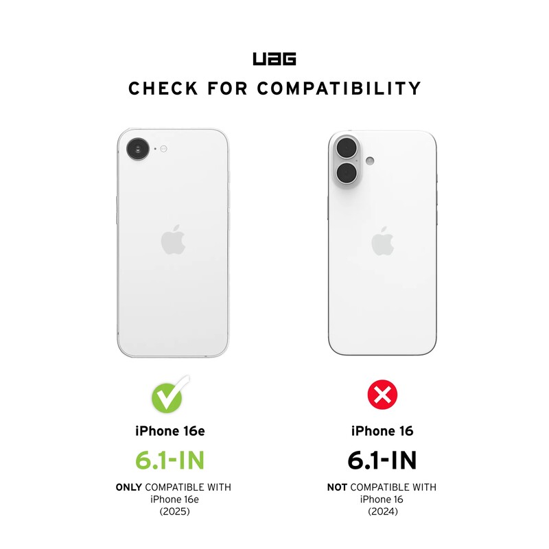Чохол-накладка Urban Armor Gear Essential Armor MagSafe для Apple iPhone 16E (4th Gen, 2025) Cloud Blue (114496114151)