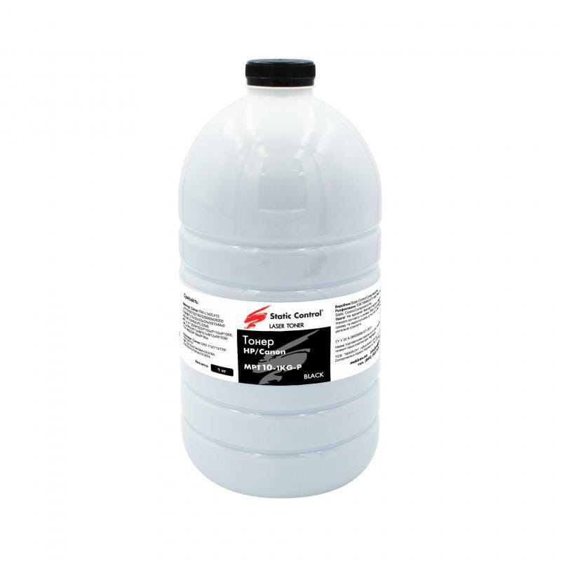 Tонер SCC (MPT10-1KG-P) HP/Canon универсальный Black 1000г