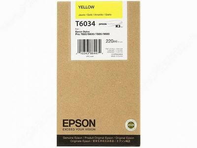 Картридж Epson (T6034) для Stylus Pro 7800/7880/9800/9880 (C13T603400) yellow