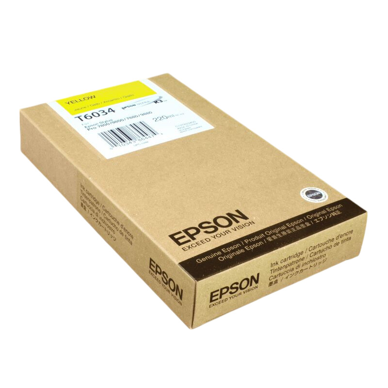 Картридж EPSON (T6034) Stylus Pro 7800/7880/9800/9880 (C13T603400) yellow