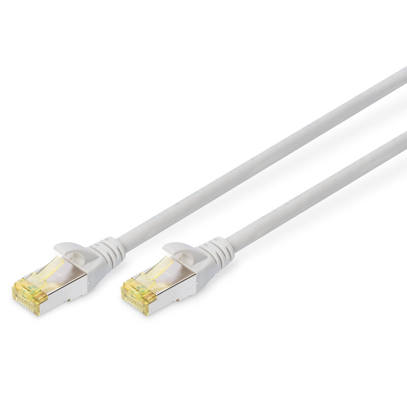 Патч-корд Digitus CAT 6a S-FTP, 5м, AWG 26/7 сірого кольору (DK-1644-A-050)
