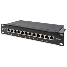 Патч-панель Digitus (DN-91612S) 10" 1U 12 порта Cat. 6 STP