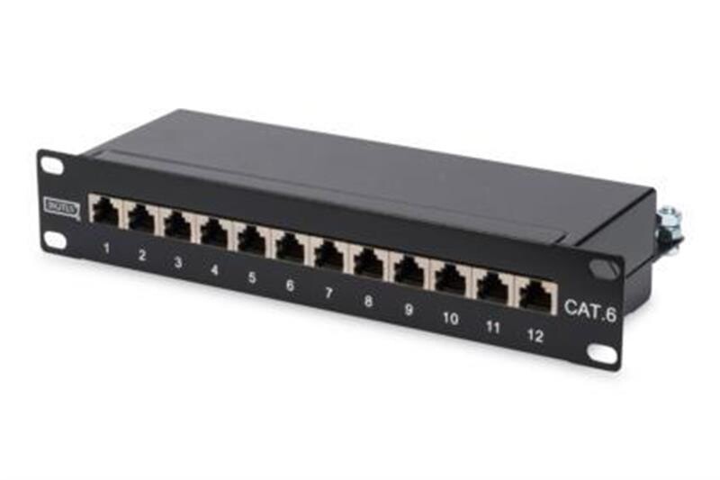 Патч-панель Digitus (DN-91612S) 10" 1U 12 порта Cat. 6 STP