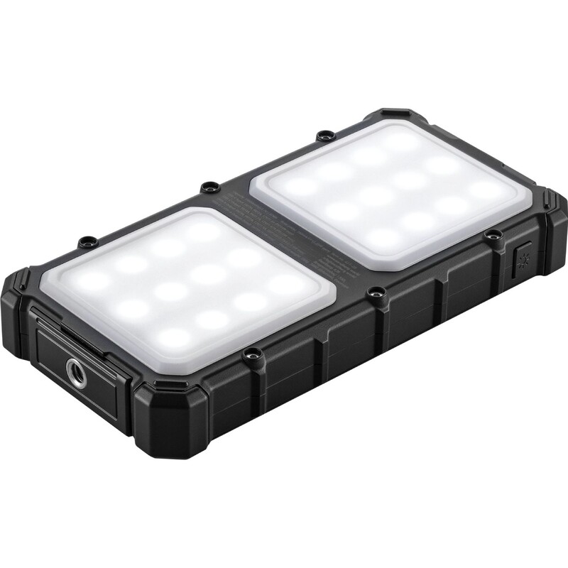 Универсальная мобильная батарея Sandberg Solar Powerbank CampLED 10000mAh 22.5W Black (421-23)