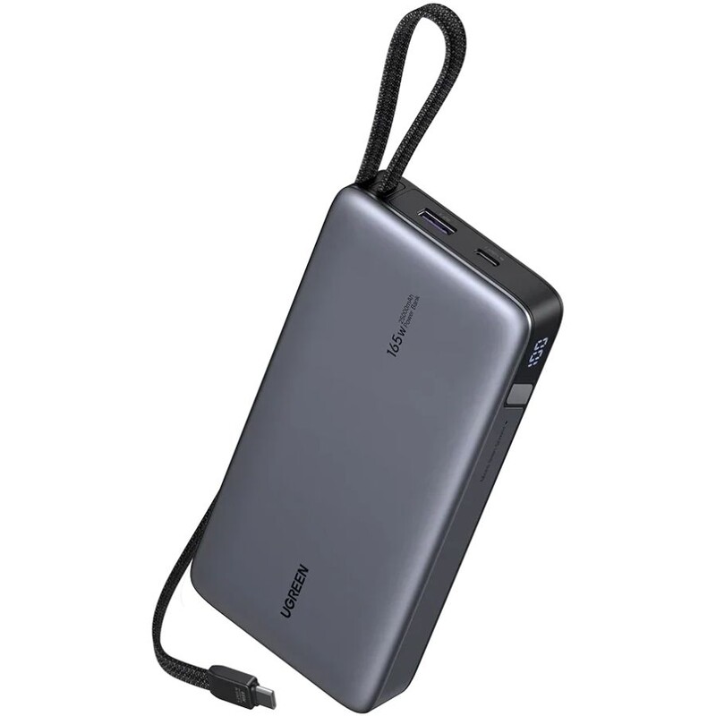Универсальная мобильная батарея Ugreen PB552 25000mAh, 165W, Grey (55995B)