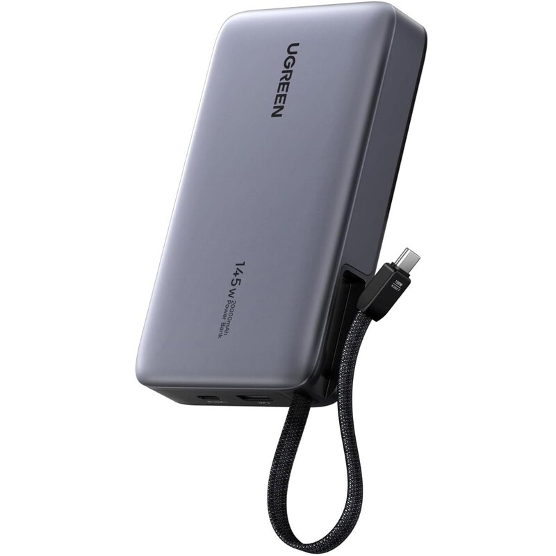 Универсальная мобильная батарея Ugreen PB551 20000mAh, 145W, Grey (55992B)