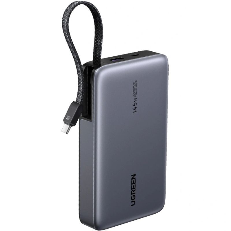 Универсальная мобильная батарея Ugreen PB551 20000mAh, 145W, Grey (55992B)