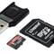 Фото - Карта памяти MicroSDXC  64GB UHS-II/U3 Class 10 Kingston Canvas React Plus R285/W165MB/s + SD-адаптер + USB-кардридер (MLPMR2/64GB) | click.ua