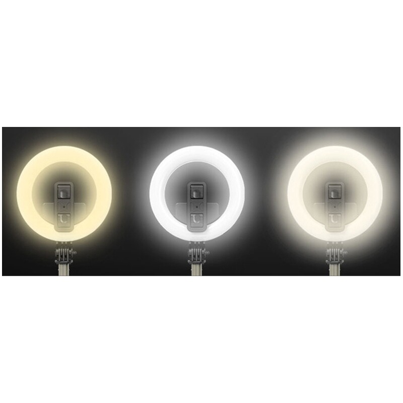 Кільцева LED-лампа Puluz EDA005489 5" + штатив