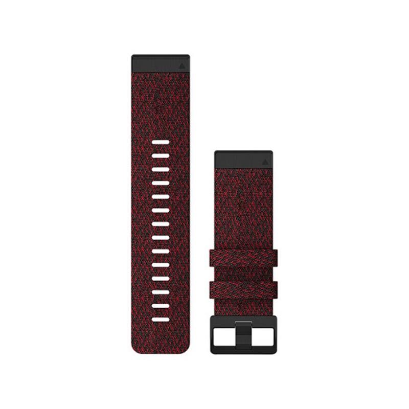 Ремешок Garmin QuickFit 26mm для Garmin Fenix 6X Heathered Red Nylon (010-12864-06)