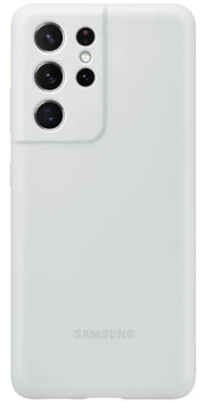 Чохол-накладка Samsung Silicone Cover для Samsung Galaxy S21 Ultra SM-G998 Light Gray (EF-PG998TJEGRU)