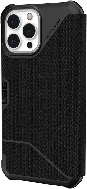 Чехол-книжка Urban Armor Gear Metropolis для Apple iPhone 13 Pro Max Kevlar Black (113166113940)