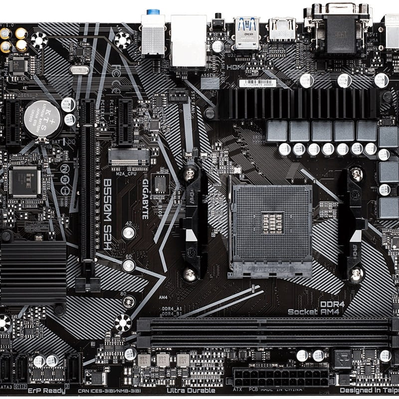 Gigabyte B550M S2H Socket AM4