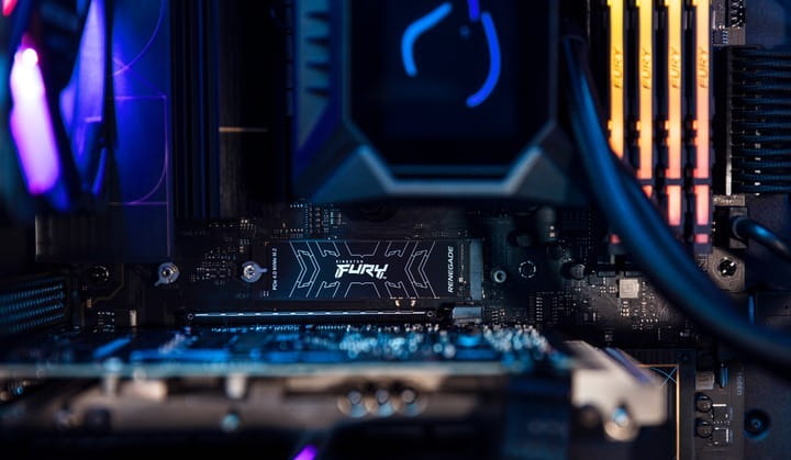 Накопитель SSD 1TB Kingston Fury Renegade M.2 2280 PCIe 4.0 x4 NVMe 3D TLC (SFYRS/1000G)