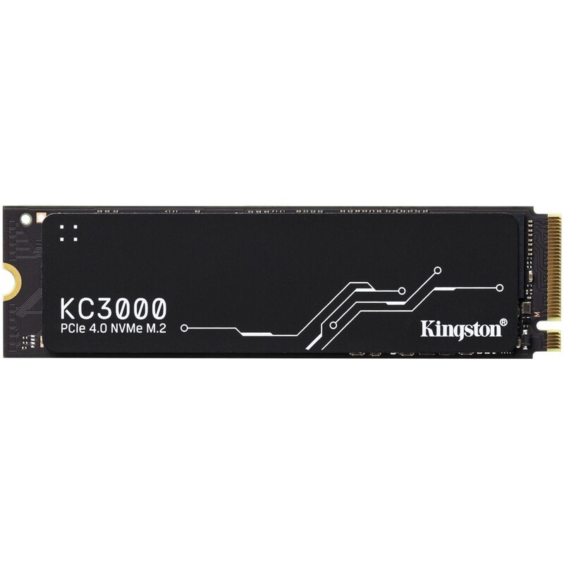 Накопитель SSD  512GB Kingston KC3000 M.2 2280 PCIe 4.0 x4 NVMe 3D TLC (SKC3000S/512G)