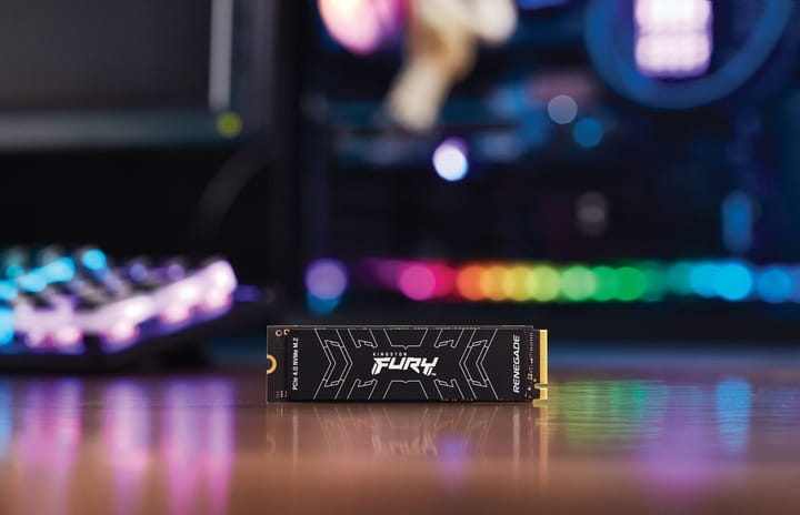 Накопитель SSD 2TB Kingston Fury Renegade M.2 2280 PCIe 4.0 x4 NVMe 3D TLC (SFYRD/2000G)