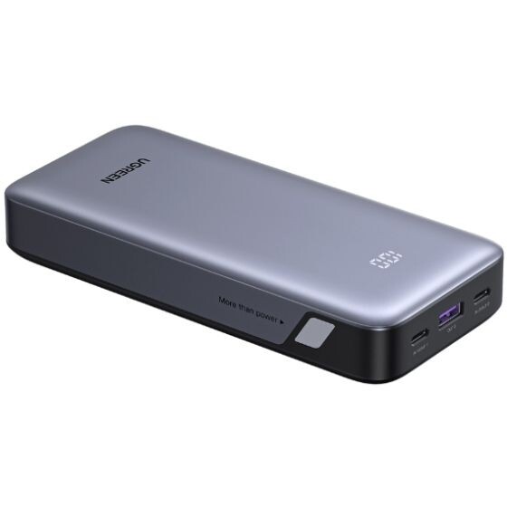 Універсальна мобільна батарея Ugreen PB532 20000mAh, 30W, Grey (55989B)