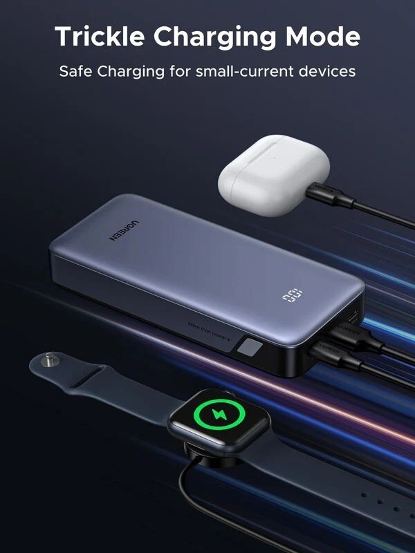 Універсальна мобільна батарея Ugreen PB532 20000mAh, 30W, Grey (55989B)