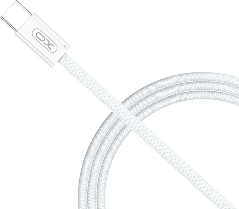 Кабель XO NBQ260A High-fashion, USB-C - USB-C, (M/M), 60W, 1 м, White (NBQ260A_С_White)