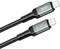 Фото - Кабель XO NBQ264A High Power Braided, USB-C - USB-C, (M/M), 240W, 1 м, Black (NBQ264A_С_Black) | click.ua