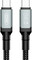 Фото - Кабель XO NBQ264A High Power Braided, USB-C - USB-C, (M/M), 240W, 2 м, Black (NBQ264B_С_Black) | click.ua