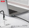 Фото - Кабель XO NBQ264A High Power Braided, USB-C - USB-C, (M/M), 240W, 2 м, Black (NBQ264B_С_Black) | click.ua