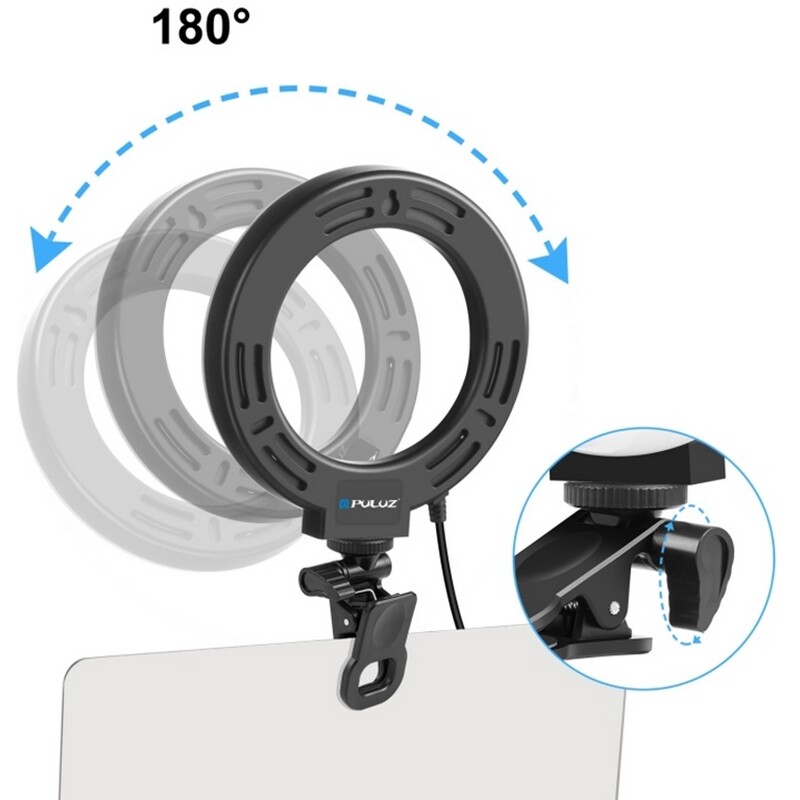 Кольцевая USB LED-лампа Puluz PU568B 6.2"