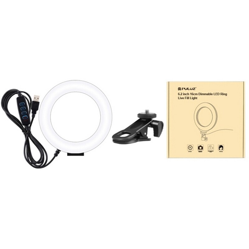 Кольцевая USB LED-лампа Puluz PU568B 6.2"