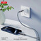 Фото - Кабель XO NB275 Zinc Alloy Silicone, USB Type-C/USB-A - USB Type-C - Lightning, 60W, 1 м, Grаy (NB275_4-in-1_Gray) | click.ua