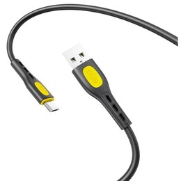 Кабель XO NB280 Jian Yan, USB-А - micro USB, (M/M), 15W, 1 м, Black (NB280_M_Black)