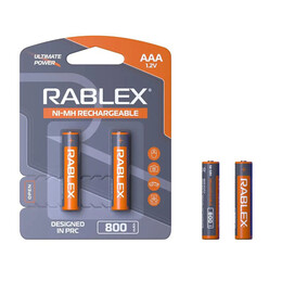 Аккумулятор Rablex AAA (R03) 800mAh 2 шт.
