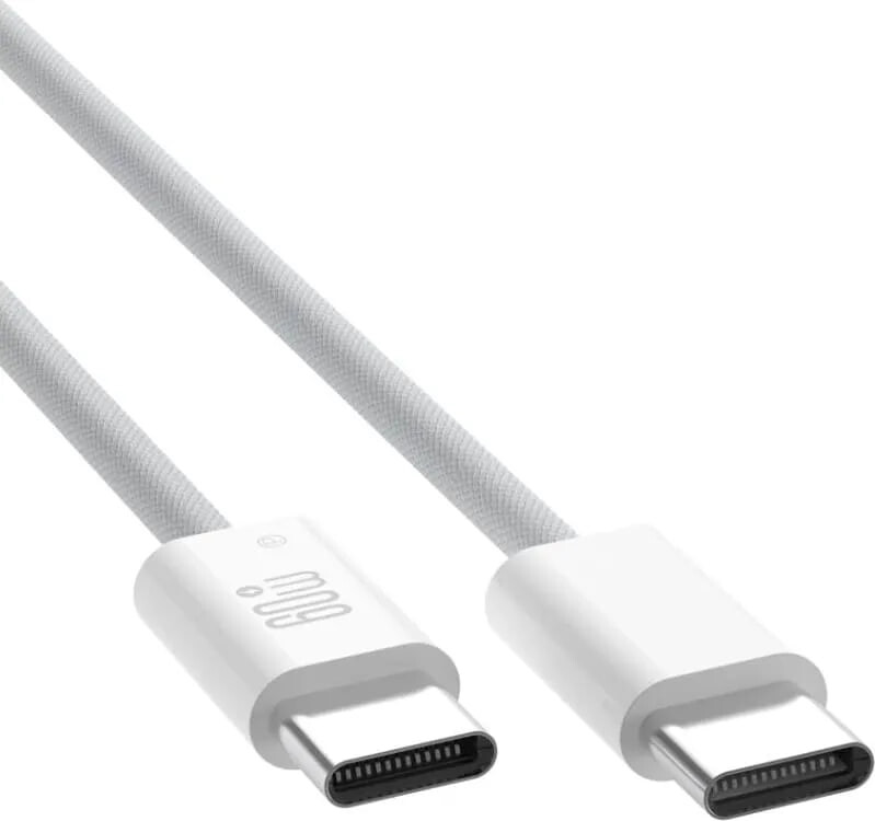 Кабель XO NBQ273 Imitation, USB Type-C - USB Type-C, (M/M), 60W, 1 м, White (NBQ273_C_White)